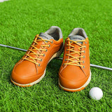 Men's Golf Shoes Waterproof Golf Sneakers Outdoor Golfing Spikes Shoes Jogging Walking Mart Lion   