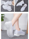 Autumn Women's Sports Shoes Platform Lace-up Casual Sneakers Tennis Lady Luxury Running MartLion   