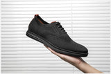 Knitted Mesh Casual Shoes Lightweight Smart Casual Shoes Office Work Footwear Men Shoes MartLion   