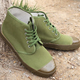 Men's Shoes Nostalgic Army Green Casual Farmer Training Liberation Mart Lion   