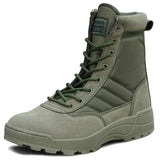 Men's Military Boots Combat Ankle Tactical Shoes Work Safety Motocycle Mart Lion ArmyGreen 36 