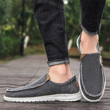 Men's Casual Shoes Breathable Canvas Shoes Loafers Vulcanized Outdoor Walking Sneakers Mart Lion   
