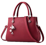  Handbags for Women Ladies Purses PU Leather Satchel Shoulder Tote Bags Mart Lion - Mart Lion