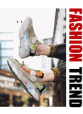 Breathable Street Shoes Men's Transparent Sole Sneakers Trainers Designer Casual Chunky Mart Lion   