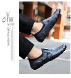 Genuine Leather Men's Shoes Outdoor Loafers Luxury Soft Driving Handmade Walking Sneakers Mart Lion   