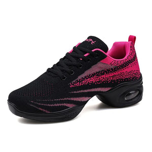 Sports women's dance training shoes Soft soled modern Mesh women's dance training shoes MartLion   