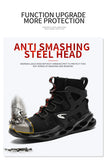 Men's Safety Shoes with Metal Toe Indestructible Ryder Work Boots with Steel Toe Cap Anti-piercing Industrial MartLion   