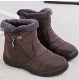 Snow Women Boots Women's Boots Waterproof Women Shoes Zipper Shoes Woman MartLion   