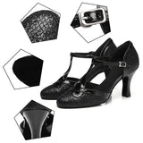 Modern Dance Shoes For Women Girls Ladies Ballroom Latin Tango Jazz High Heels Salsa Sandals MartLion   