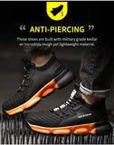 Work Sneakers Lightweight Men's Work Shoes Safety Boots Anti-puncture Boots Anti-smash Industrial MartLion   