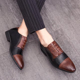 Leather Brogues Men's Wedding Party Dress Shoes Designer Drivng Formal Lace Up Oxfords Mart Lion   