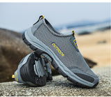 Mesh men's casual shoes summer outdoor water sports non-slip hiking hiking breathable hiking Mart Lion   