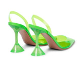 Transparent PVC Women Pumps Cup Heeled Summer Jelly Shoes Elegant High heels Party Prom MartLion   