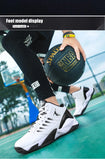 Men's Basketball Shoes Breathable Cushioning Non-Slip Wearable Sports Shoes Gym Training Athletic Basketball Sneakers for Women MartLion   