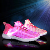 Luminous Sneakers Glowing Light Up Shoes for men women shoes White LED Sneakers Flashing Shoes with Light for Adult MartLion