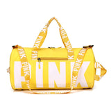 Travel Bag Sports Gym Bag Printed Handbag Shoulder Bag Large-capacity Storage Backpack  Travel Bags  Travel  Mesh Mart Lion Yellow  