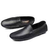 Men's Genuine Leather Shoes Loafers Luxury Casual Moccasin Mart Lion   