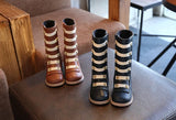 Autumn Winter Children Long Boots Girls Rivets Knee High Baby Warm Velvets Princess Single Knight MartLion   