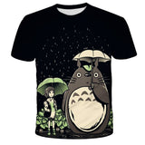Cartoon Anime Totoro T Shirt Casual Short Sleeve Tops Men's Women Funny Unisex Streetwear Clothes Hip Hop Tops