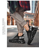 Men's Sneakers Casual Mesh Breathable Height Increase Shoes Masculino Adulto MartLion   