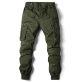 Men Jogging Casual Pants Cotton Full Length Military Men's Streetwear Men's MartLion army green 38 CHINA