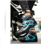 Men's Racing Shoes Unisex Motorcycle Boots Women Casual MartLion   