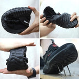 Indestructible Shoes Men's Safety Work with Steel Toe Cap Puncture-Proof Boots Lightweight Breathable Sneakers Mart Lion   