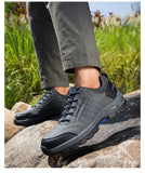 Winter Men Leather Casual Shoes Women Warm Fur Sneakers Lace Up Adult Footwear Plush Summer Walking Footwear Black Sole MartLion