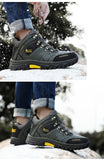 Men's Winter Snow Boots Waterproof Leather Sneakers Super  Warm Men's Boots Outdoor Hiking Work MartLion   
