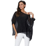 Women Blouses Style Batwing Casual Summer Blouse Shirt Woman MartLion picture color 33 5XL 