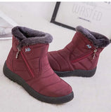 Snow Women Boots Women's Boots Waterproof Women Shoes Zipper Shoes Woman MartLion   