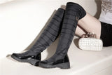 Winter Shoes Ladies Thick High Knee High Snow Snow Round Toe Non-slip Rain Boots Platform MartLion   