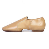 Jazz Latin Salsa Stretch Dance Shoes For Women Jazz Ballet  Unisex ballroom PU Canvas MartLion Brown 1 Rubber sole 31 CHINA