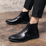 Winter Boots Men's Leather Shoes Ankle Boots Autumn Winter Footwear MartLion   