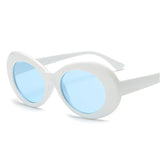 Luxury Black Sunglasses Women Designer Full Star Mirror Retro Square Ladies Shades MartLion White Blue 10 MULTI 