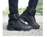 Footwear Military Tactical Men's Boots Special Force Leather Desert Combat Ankle Army Mart Lion   