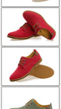 Men's Shoes Casual Canvas Pointed Toe Lace Up Flat Zapatos Hombre Mart Lion   