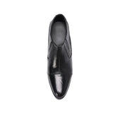 Classic Chelsea Men's High Heels Increased Genuine Leather Shoes Pointed Toe Set Foot Autumn Formal MartLion   