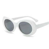 Luxury Black Sunglasses Women Designer Full Star Mirror Retro Square Ladies Shades MartLion White Gray 09 MULTI 