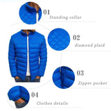 Colors Men's Winter Puffer Cotton Coat MartLion   