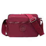 Women Oxford Crossbody Bag Tote Messenger Handbag Travel Shopper Top-handle Shoulder Mart Lion Red  