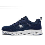 Mesh Sports Running Shoes Lightweight Sneakers Outdoor Breathable Casual Walking Men's Summer MartLion Male-Blue 6.5 