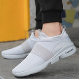 Men's Sneakers Slip-On Shoes Lightweight Breathable Footwear Casual Sport Mesh Jogging Mart Lion   