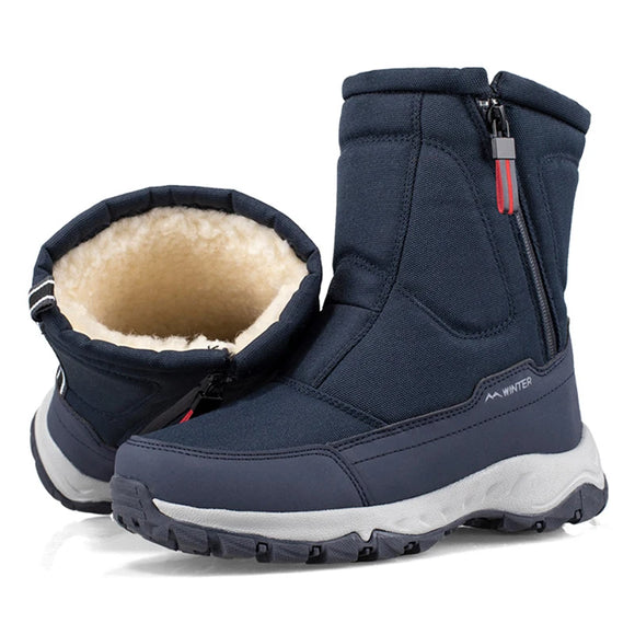 Men's Winter Boots Winter Shoes Snow waterproof non-slip thick fur warm unisex Women Winter degrees MartLion   