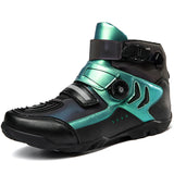 Men's Racing Shoes Unisex Motorcycle Boots Women Casual MartLion green 6.5 