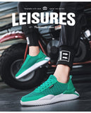 Men's Casual Breathable Mesh Sports Shoes Non Slip Hollow Walking Light Summer Mart Lion   