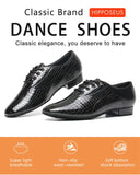 Men's Dance Shoes For Boys Ballroom Latin Shoes Modern Tango Jazz Low Heels Black Salsa MartLion   