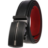 Belts Men's Genuine Leather Luxury Waist Strap Blue Automatic Buckle Jeans Belts MartLion 06 100cm 