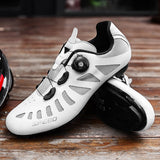 Couple Cycling Shoes Men's Road Bicycle Women Outdoor Sneakers Breathable Self-locking Unlocking Bike Mart Lion   