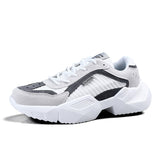 Men's Casual Shoes Breathable Sneakers Air Cushion Mesh Sports Tennis Lightweight Walking Sneakers Mart Lion White 39 